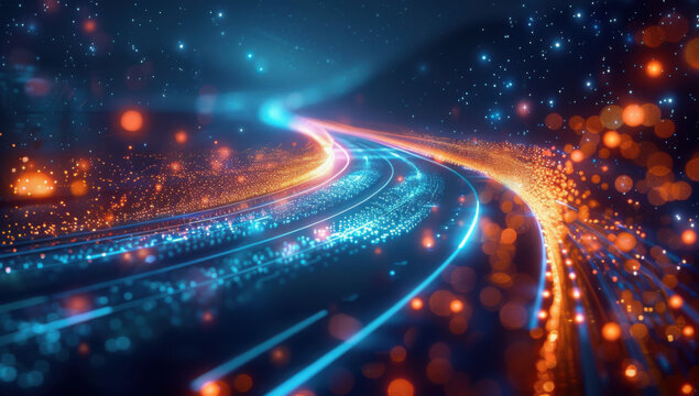 A digital transformation roadmap with key milestones and objectives, highlighting the process of integrating technology into traditional business models, Digital transformation strategy concept