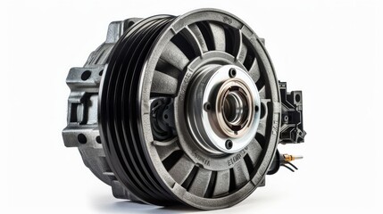Futuristic Alternator. Image of huge car alternator, Sectional view of an sci-fi generator.