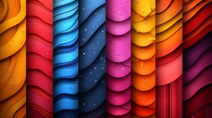 close up of colorful texture