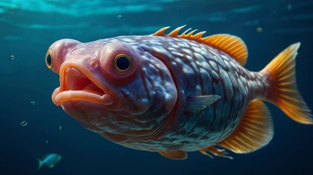 funny fish underwater