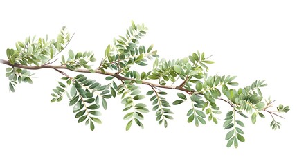 Obraz premium A Lush Branch of Green