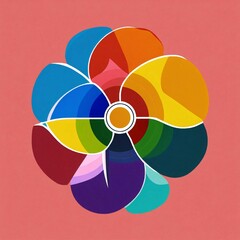 Obraz premium background with circles