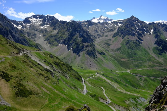 View from Col de Tourmalet, France