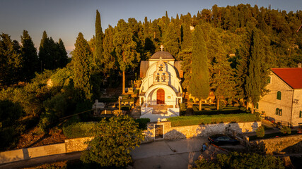 Naklejka premium church of the holy sepulchre, Metković, Croatia