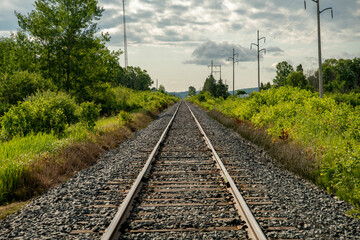 railway in the countryside