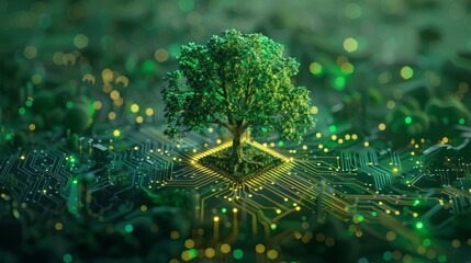 Digital Nature Fusion Illuminating Sustainability in Technology