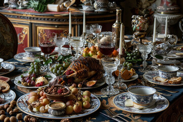 Fototapeta premium Renaissance food