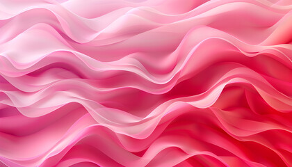 Obraz premium Red & pink abstract waves background.