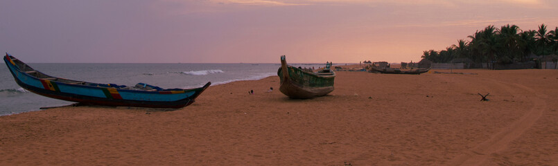 Beautiful view of a beach in Grand-Popo, Benin
