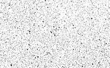 Snow, stars, twinkling lights, rain drops on black background. Abstract vector noise. Small particles of debris and dust. Distressed uneven grunge texture overlay.