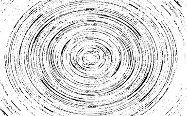 Circular starburst explosion texture. Distressed uneven grunge background. Abstract vector illustration. Overlay to create interesting effect and depth. Isolated on white background.