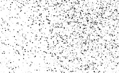 Snow, stars, twinkling lights, rain drops on black background. Abstract vector noise. Small particles of debris and dust. Distressed uneven grunge texture overlay.