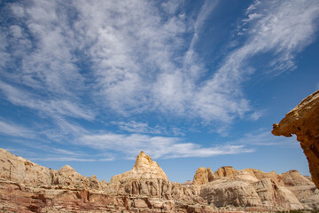 Ridge above the South Overlook on the Cohab Canyon Trail, Capitol Reef National Park, Utah 