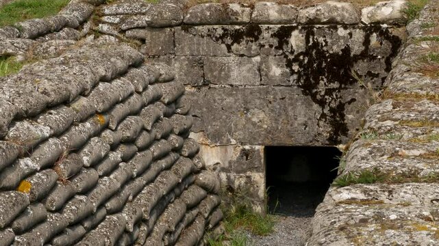 The Trenches of Death in Belgium : major historic site of World War One