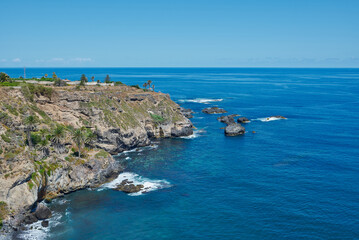 Fototapeta premium View of the Atlantic coast from Castro Beach