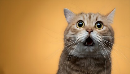 Obraz premium portrait of a cat with eyes