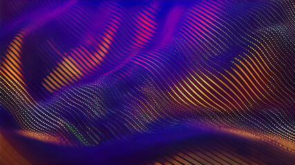 Technological background with lines and dots. futuristic digital innovation background,