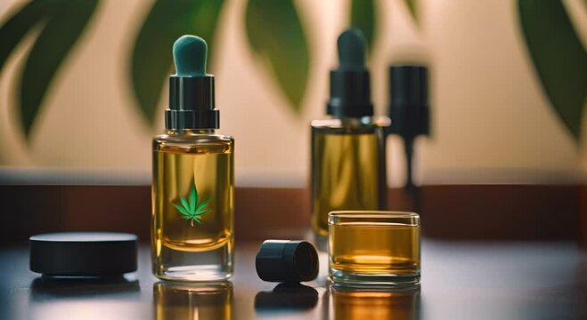Marijuana perfume bottle.