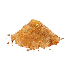 シナモンパウダーの水彩イラスト