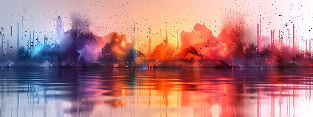 Obraz premium Line wave music sound one noise audio frequency icon signal podcast radio soundwave waveform volume art hand. Acoustic line music logo recording voice wave doodle sketch abstract. Vector illustration