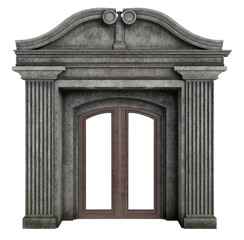 Obraz premium architectural ornate doorway vintage