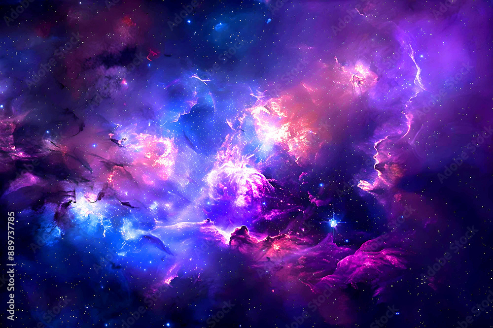 Wall mural high resolution image of space