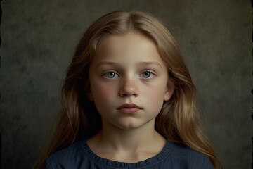 portrait of a little girl