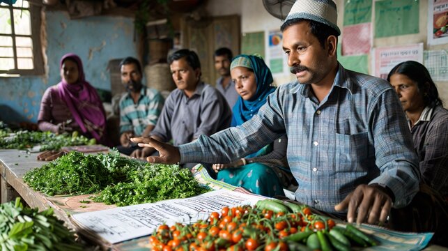 During a meeting at an agricultural cooperative, an Agricultural Business Manager presents a marketing strategy for locally sourced produce.