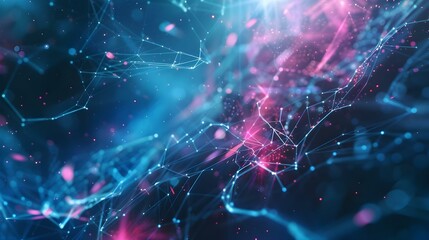 Abstract background with motion transformation