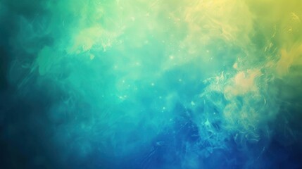 Fototapeta premium Abstract Watercolor Background in Blue and Green Hues