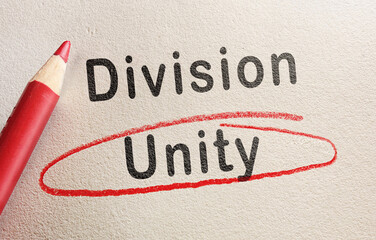 Division and Unity
