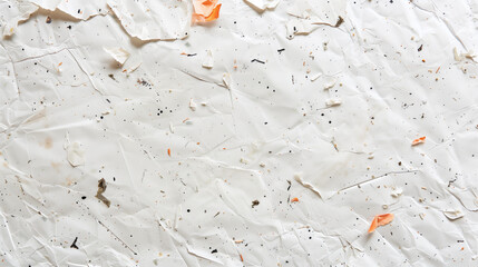 Speckled and Flecked Recycled Paper Texture in Beige and White for Creative Craft Projects