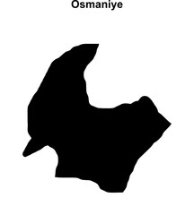 Osmaniye outline map