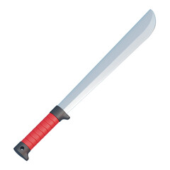 machetes 3d icon illustration