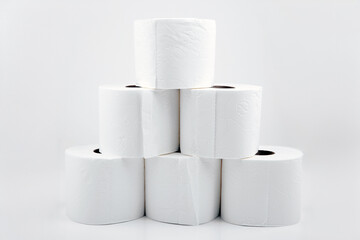 Stack of Toilet Paper rolls
