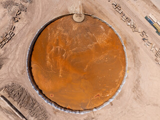 Geothermal Power plant waste water storage