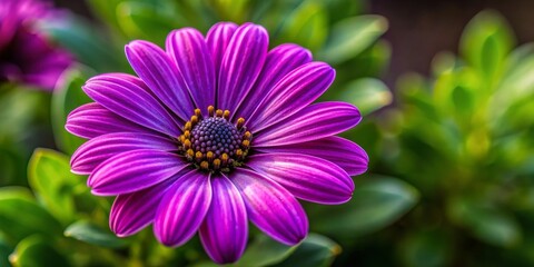 Obraz premium Vibrant purple flower in full bloom, Botanical, nature, petals, vibrant, blooming, garden, flora, colorful, fresh, beautiful