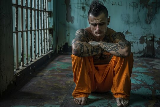 Life Behind Bars: Inmate in Prison