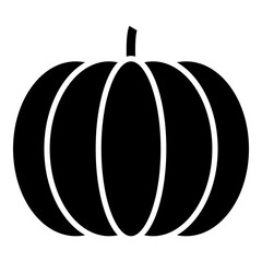Pumpkin glyph solid icon