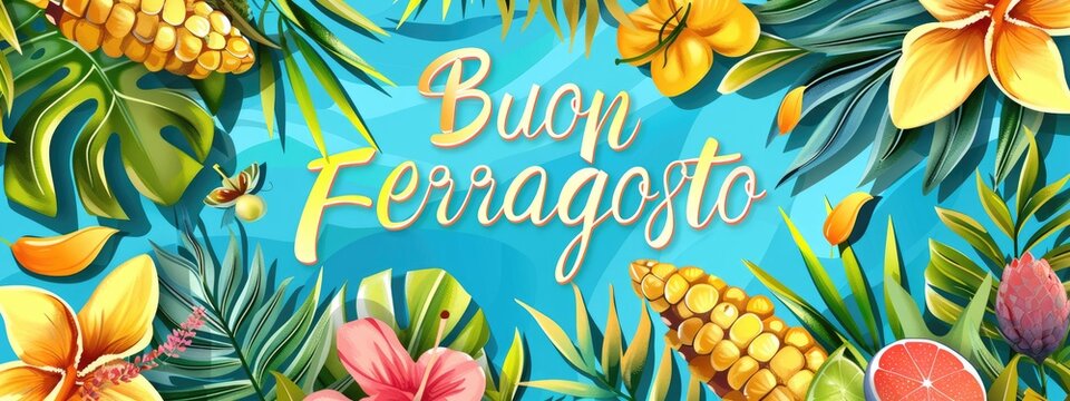 Sunny festivities: happy buon ferragosto, savoring summer at sea and beach, indulging in seaside fun, cultural traditions, and joyful atmosphere of this beloved italian holiday.