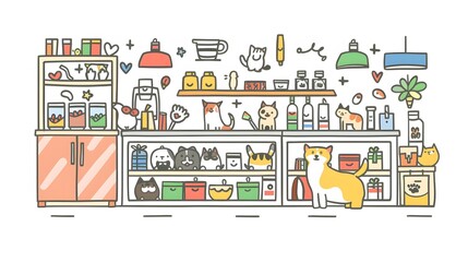 illustration, cartoon, vector, woman, doodle, set, people, fashion, children, art, pattern, icon, drawing, birthday, kids, cat, vintage, design, kid, love, card, book, symbol, flower, sketch