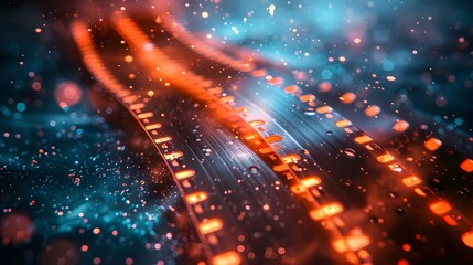 Vintage film overlay background with scratch dust