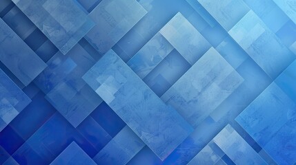 Blue gradient with geometric square patterns, ideal for calendars and postcards