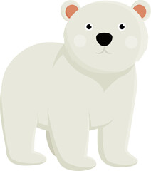 arctic bear illustration design