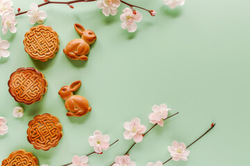 Mid autumn festival holiday background