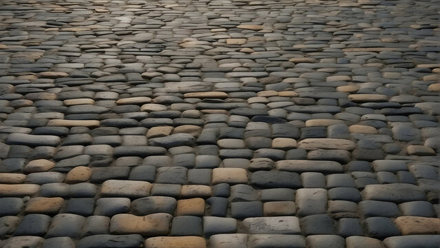 Pebble Paved Cobblestone Texture
