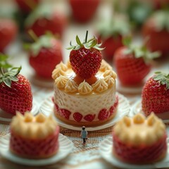 Strawberry cake