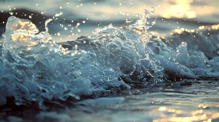 Meeting of river and sea waves