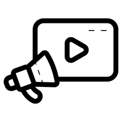 video marketing icon
