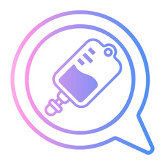 blood Line Gradient Icon